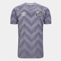 Camisa Santos 2024 s/n Goleiro Umbro Masculina - Cinza