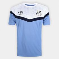 Camisa Santos 23/24 s/n Treino Umbro Masculina - Azul+Branco