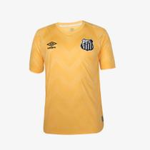 Camisa Santos 24/25 s/n Goleiro Umbro Masculina - Amarelo