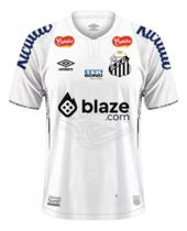 Camisa Santos Branca 24/25 Com Nome Neymar Jr 10 Patrocínios