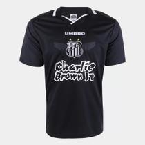 Camisa Santos Charlie Brown Jr. Marginal Alado Masculina - Preto