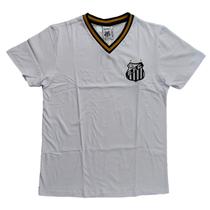 Camisa Santos Clube Branca Algodão Licenciada Braziline