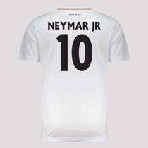 Camisa Santos Deslocar 10 Neymar Jr Infantil Branca Camisa Santos Deslocar 10 Neymar Jr Infantil Branca