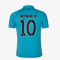 Camisa Santos Edição Especial 25/26 Neymar N 10 Torcedor Umbro Masculina - Azul