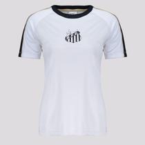 Camisa Santos Estaca Feminina Off White Camisa Santos Estaca Feminina Off White