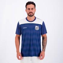 Camisa Santos Fulgor Marinho e Branca Camisa Santos Fulgor Marinho e Branca