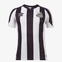 Camisa Santos II 22/23 Jogador Umbro Masculina - Preto+Branco