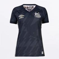 Camisa Santos III 21/22 s/n Torcedor Umbro Feminina - Marinho+Bege
