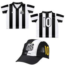 camisa do santos infantil 3 anos