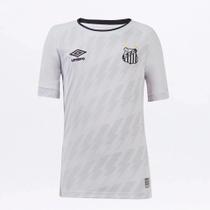 Camisa Santos Juvenil I 21/22 Torcedor Umbro - Branco+Preto
