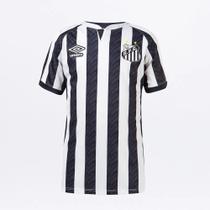 Camisa Santos Juvenil II 2020 Torcedor - Branco+Preto