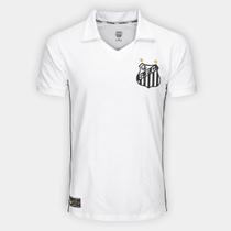 Camisa Santos Listrada Retrô 1978 Meninos da Vila Alvinegro Camiseta Manto Sagrado Peixe Licenciada 2010 Campeão Copa do Brasil Camisa Santos Listrada Retrô 1978 Meninos da Vila Alvinegro Camiseta Manto Sagrado Peixe Licenciada 2010 Campeão Copa do Brasil
