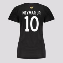 Camisa Santos Logo Feminina Preta 10 Neymar Jr Camisa Santos Logo Feminina Preta 10 Neymar Jr