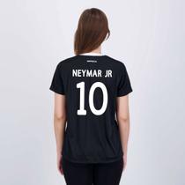 Camisa Santos Matriz Feminina Preta e Branca 10 Neymar Jr Camisa Santos Matriz Feminina Preta e Branca 10 Neymar Jr