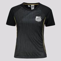 Camisa Santos Metaverse Feminina Preta - Braziline