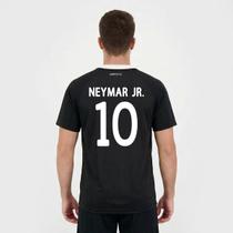 Camisa Santos Mosaico Preta 10 Neymar Jr Camisa Santos Mosaico Preta 10 Neymar Jr
