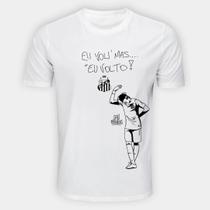 Camisa Santos Neymar Eu Vou Mas Eu Volto