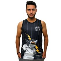 Camisa Santos Regata Tubarão Surf Center - Masculino