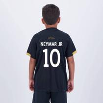 Camisa Santos User Infantil Preta 10 Neymar Jr Camisa Santos User Infantil Preta 10 Neymar Jr