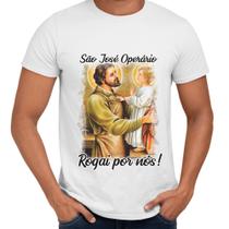 Camisa São José Operário Rogai Por Nós! Religiosa