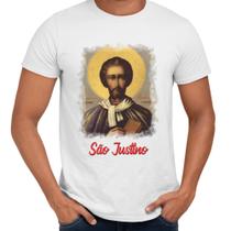 Camisa São Justino Religiosa Religiosa Igreja