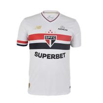 Camisa são paulo 2025 oficial branca new balance masculina