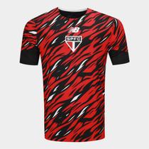 Camisa São Paulo 26/27 s/n Pré-Jogo New Balance Masculina Camisa São Paulo 26/27 s/n Pré-Jogo New Balance Masculina
