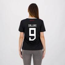 Camisa São Paulo Calleri 9 Change Feminina Preta