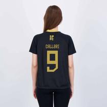 Camisa São Paulo Calleri 9 Principio Feminina Preta