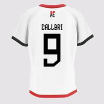 Camisa São Paulo Calleri 9 Radix Infantil Branca