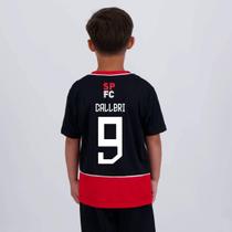 Camisa São Paulo Calleri 9 Romper Infantil