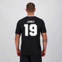 Camisa São Paulo Change 19 James Preta Camisa São Paulo Change 19 James Preta