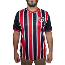 Camisa São Paulo Classmate Masculina Preto e Vermelho -