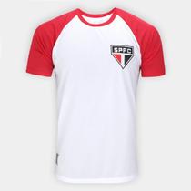 Camisa São Paulo com Manga Vermelha Manto Sagrado Futebol Camisa São Paulo com Manga Vermelha Manto Sagrado Futebol