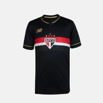 Camisa São Paulo Comemorativa 25/26 Jogador New Balance Infantil Tamanho:8AGênero:InfantilCor:Preto Camisa São Paulo Comemorativa 25/26 Jogador New Balance Infantil Tamanho:8AGênero:InfantilCor:Preto
