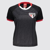 Camisa São Paulo Entoar Feminina Preta Camisa São Paulo Entoar Feminina Preta