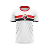 Camisa São Paulo F.C. Stencil Licenciada Oficial Branca