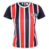 Camisa São Paulo Feminina Baby Look Change Oficial Blusinha