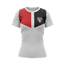 Camisa São Paulo Feminina Intricate 2402 Braziline 00900616801 Camisa São Paulo Feminina Intricate 2402 Braziline 00900616801