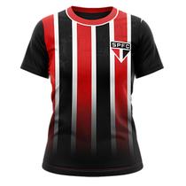 Camisa São Paulo Feminina Romper Oficial Licenciada Camisa São Paulo Feminina Romper Oficial Licenciada