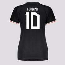 Camisa São Paulo Florian 10 Luciano Feminina Preta Camisa São Paulo Florian 10 Luciano Feminina Preta