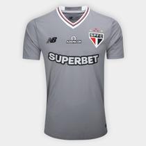 Camisa São Paulo Grey Day New Balance Masculino Camisa São Paulo Grey Day New Balance Masculino