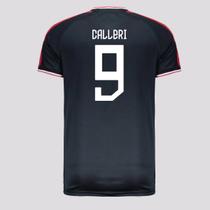 Camisa São Paulo Hue 9 Calleri Preta e Vermelha