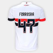 Camisa São Paulo I 24/25 Ferreira 47 - Torcedor New Balance Masculina
