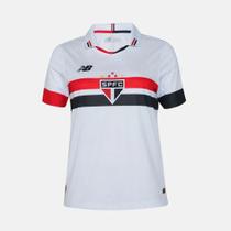 Camisa São Paulo I New Balance 24/25 Feminina Branca