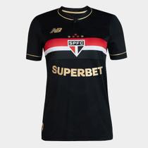 Camisa São Paulo III 25/26 s/n Jogador Comemorativa New Balance Feminina Camisa São Paulo III 25/26 s/n Jogador Comemorativa New Balance Feminina