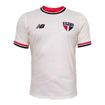 Camisa São Paulo New Balance 2024 Retrô Off White- Masculino