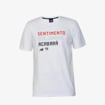 Camisa São Paulo New Balance Sentimento Masculina - Branco