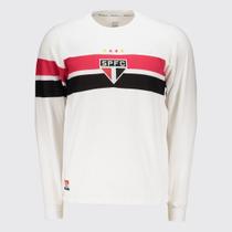 Camisa São Paulo Retrô 2005 Manga Longa Branca