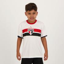 Camisa São Paulo Stencil Juvenil Branca